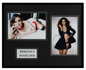 Berenice Marlohe Signed Framed 16x20 Photo Set AW Skyfall James Bond