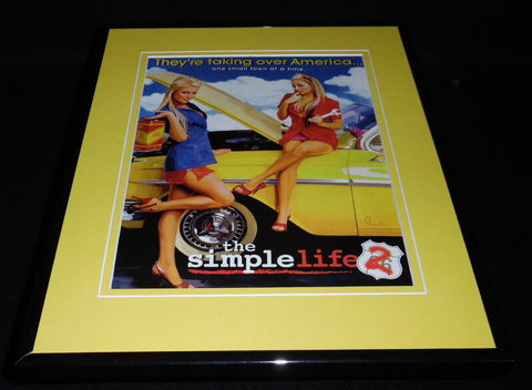 Simple Life 2 2004 Framed 11x14 ORIGINAL Advertisement Paris Hilton N Richie