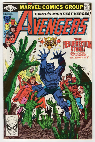 Avengers #209 ORIGINAL Vintage 1981 Marvel Comics Resurrection Stone Beast Wanda