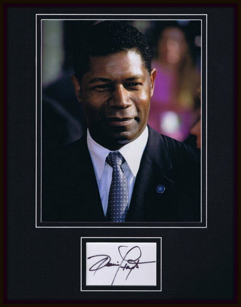 Dennis Haysbert Signed Framed 11x14 Photo Display The Unit 24 Major League B