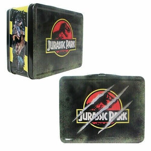 BRAND NEW 2021 Tin Totes Jurassic Park Retro Style Metal Lunch Box 