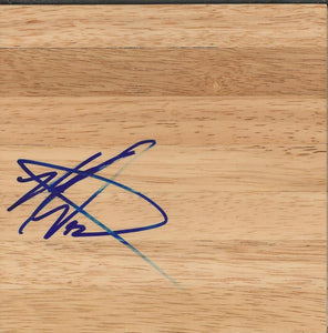 Mark West Signed 6x6 Floorboard Old Dominion Detroit Pistons