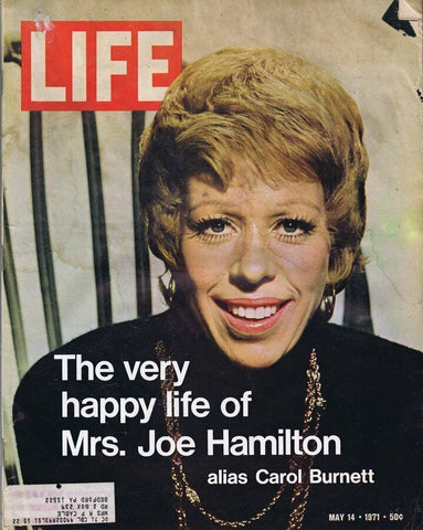 ORIGINAL Vintage Life Magazine May 14 1971 Carol Burnett