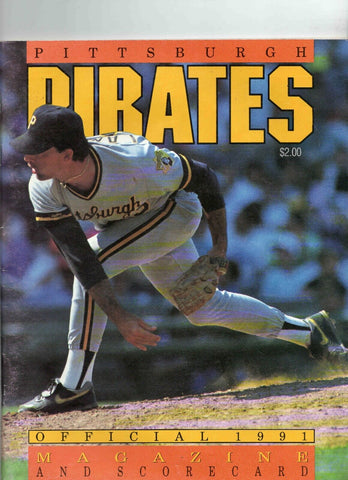 VINTAGE 1991 Pittsburgh Pirates Montreal Expos Program Scored