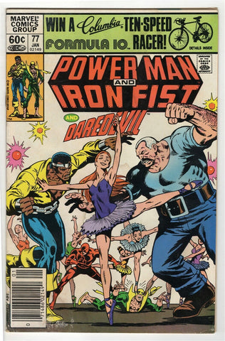 Power Man and Iron Fist #77 ORIGINAL Vintage 1982 Marvel Comics Daredevil