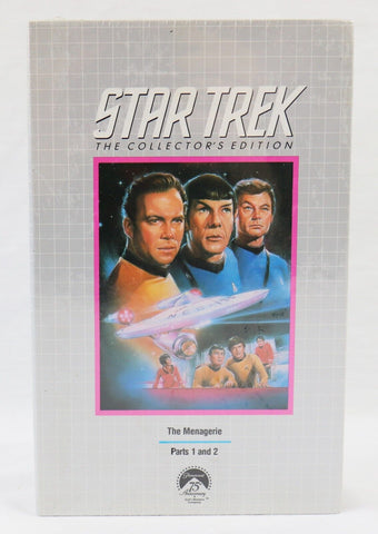 Star Trek Collector's Edition VINTAGE SEALED VHS Cassette The Menagerie