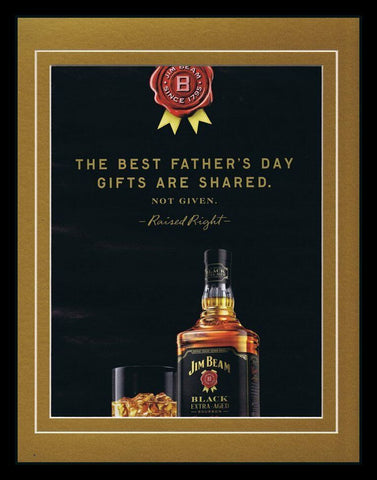 2019 Jim Beam Black Bourbon 11x14 Framed ORIGINAL Advertisement 