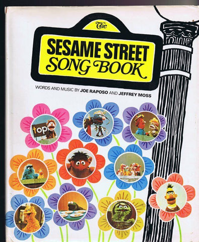 ORIGINAL Vintage 1971 Sesame Street Song Book Hardcover Joe Raposo