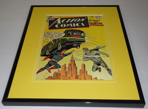 Action Comics #199 DC Framed 11x14 Repro Cover Display Phantom Superman  