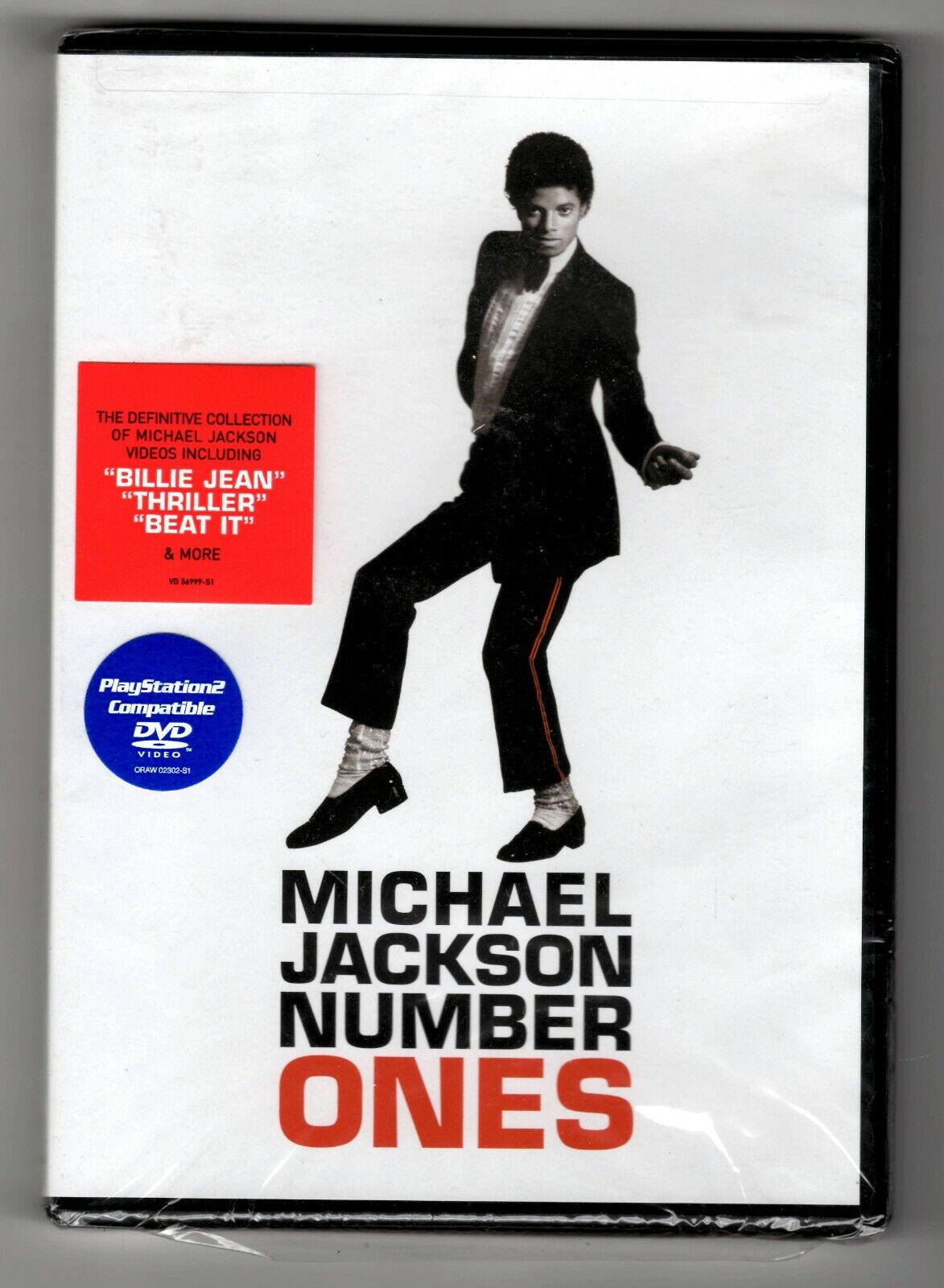 VINTAGE SEALED Michael Jackson Number Ones DVD  