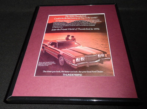 1976 Ford Thunderbird Framed 11x14 ORIGINAL Advertisement