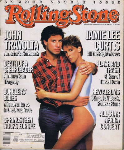 VINTAGE Jul 18 1985 Rolling Stone Magazine #452/453 Jamie Lee Curtis J Travolta