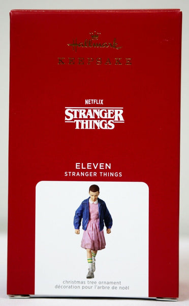 NEW 2021 Hallmark Stranger Things Eleven Millie Bobbie Brown Christmas Ornament