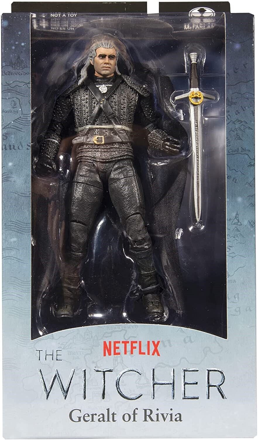 NEW SEALED 2022 McFarlane The Witcher Geralt of Rivia 7" Action Figure Netflix