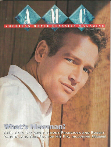 ORIGINAL Vintage Sep 1997 AMC Magazine Paul Newman Gene Tierney