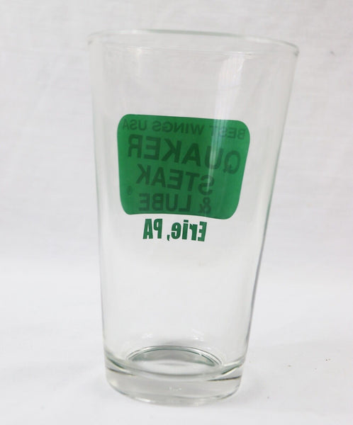 VINTAGE Quaker Steak & Lube Erie Pennsylvania Beer Pint Glass