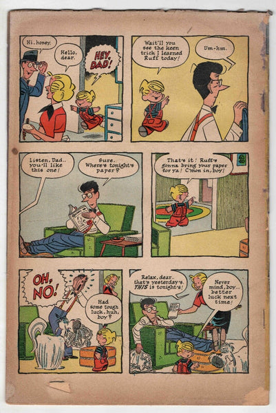 Dennis the Menace #29 VINTAGE 1958 Pines Comics Baseball Cover