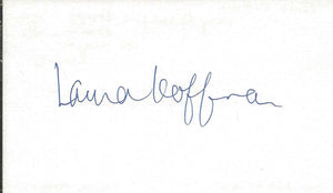 Laura Bonarrigo Koffman Signed 3x5 Index Card One Life to Live