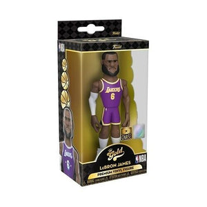 NEW SEALED 2022 Funko Gold NBA Lakers Lebron James 5" Action Figure CHASE