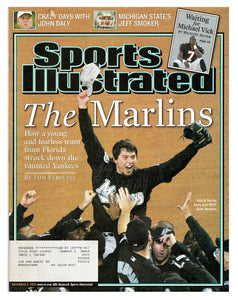 Nov 3 2003 Sports Illustrated Magazine Josh Beckett Marlins World Series