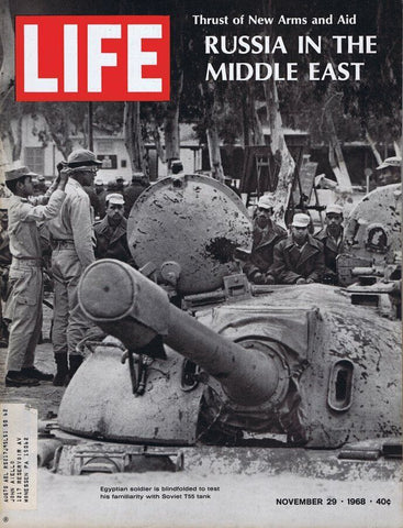 ORIGINAL Vintage Life Magazine November 29 1968 Russia in Middle East