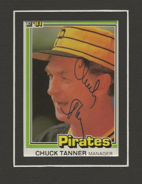 Chuck Tanner Signed Framed 11x17 Photo Display 1979 Pirates World Champs