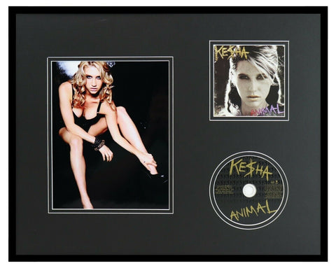 Kesha Framed 16x20 Animal CD & Photo Display