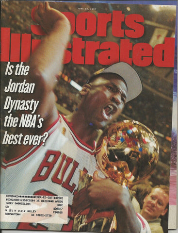 ORIGINAL Vintage June 23 1997 Sports Illustrated Magazine Michael Jordan Champ