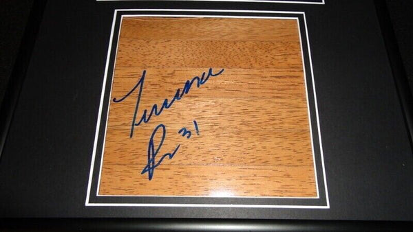 Terrence Ross DUNK Signed Framed 12x18 Floorboard + Photo Display Raptors