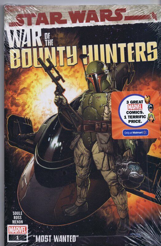 Star Wars War of Bounty Hunters #1 2021 Walmart Exclusive Marvel Comics 3 Pack  