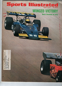 June 5 1972 Sports Illustrated Magazine Mark Donohue Indy 500