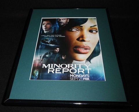 Minority Report 2015 Fox Framed 11x14 ORIGINAL Advertisement Meagan Good