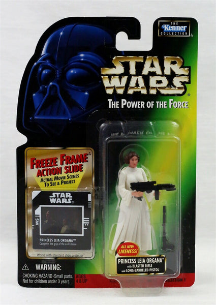 VINTAGE SEALED 1997 Star Wars POTF Princess Leia Freeze Frame Action Figure