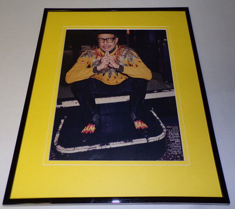 Jeff Goldblum 2018 wearing BAM shoes 11x14 Framed Photo Display