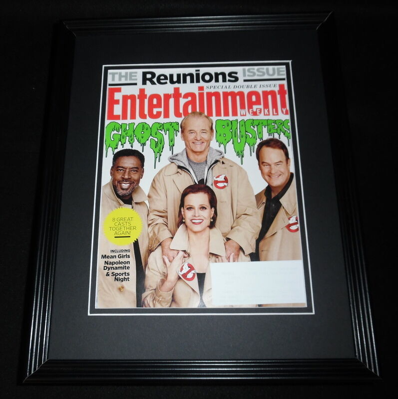 Ghostbusters Framed 11x14 ORIGINAL 2015 Entertainment Weekly Cover Bill Murray