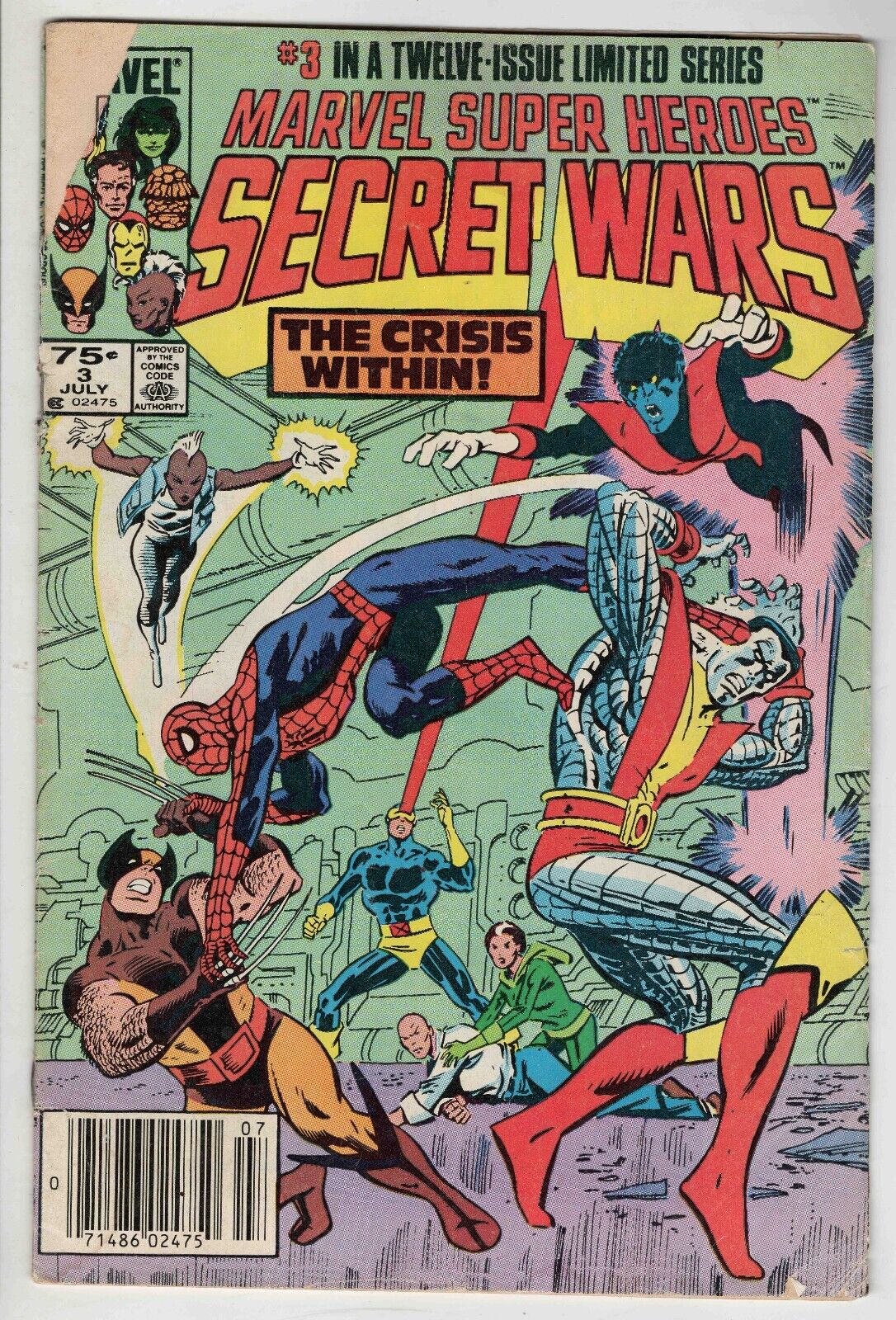 Secret Wars #3 1984 Marvel Comics 1st Titania + Volcana