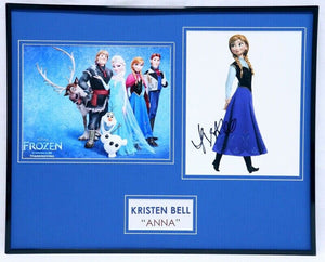 Kristen Bell Signed Framed 16x20 Photo Set JSA Frozen Princess Anna