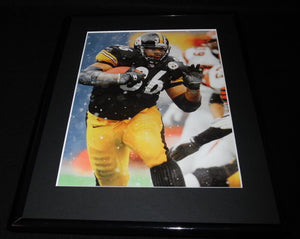 Jerome Bettis Framed 11x14 Photo Display 2005 Snow Steelers vs Bengals