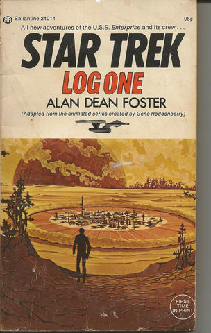 Star Trek Log One ORIGINAL Vintage 1974 Paperback Book Ballantine Alan D Foster