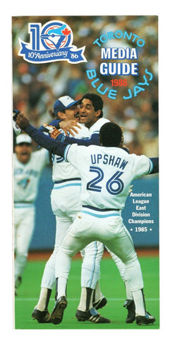 ORIGINAL Vintage 1986 Toronto Blue Jays Media Guide 