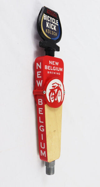 VINTAGE New Belgium Bicycle Kick Kolsch Beer Keg Tap Handle