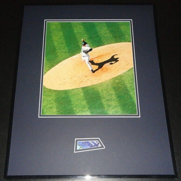 Trevor Hoffman Signed Framed 16x20 Photo Poster Display Padres