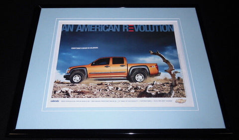 2004 Chevy Colorado 11x14 Framed ORIGINAL Vintage Advertisement Chevrolet