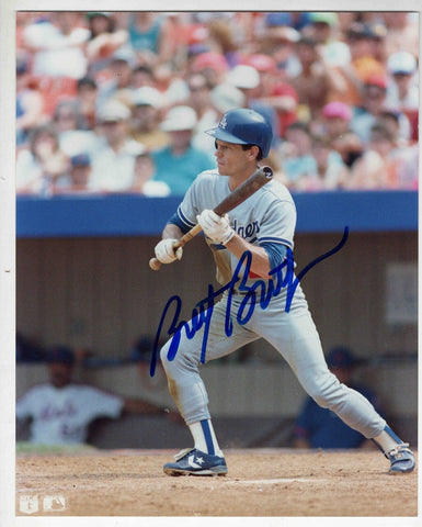 Brett Butler Signed 8x10 Photo Dodgers