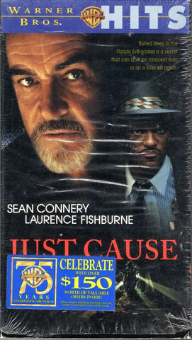 Just Cause VINTAGE VHS Cassette Sean Connery Laurence Fishburne