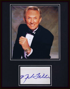 Mel Tillis Signed Framed 11x14 Photo Display JSA