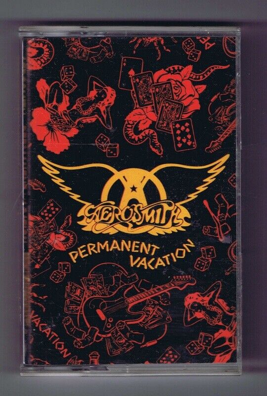 Aerosmith Permanent Vacation VINTAGE 1987 Cassette Tape  