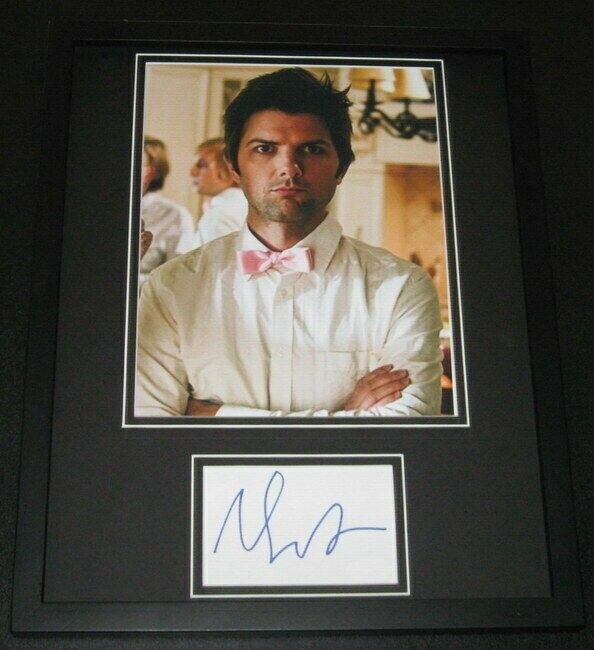 Adam Scott Party Down Signed Framed 11x14 Photo Display JSA