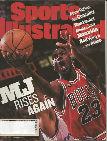 ORIGINAL Vintage June 15 1998 Sports Illustrated Magazine Michael Jordan Bulls  