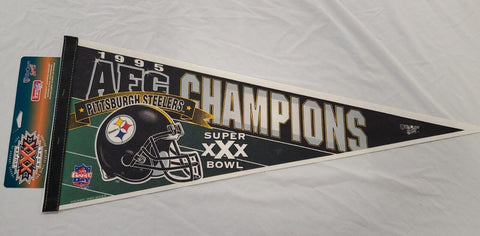 1995 Pittsburgh Steelers Super Bowl XXX 12x30 Pennant